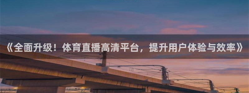 919看球直播官网入口：《全面升级！体育直播高清平台，提升用户体验与效率》